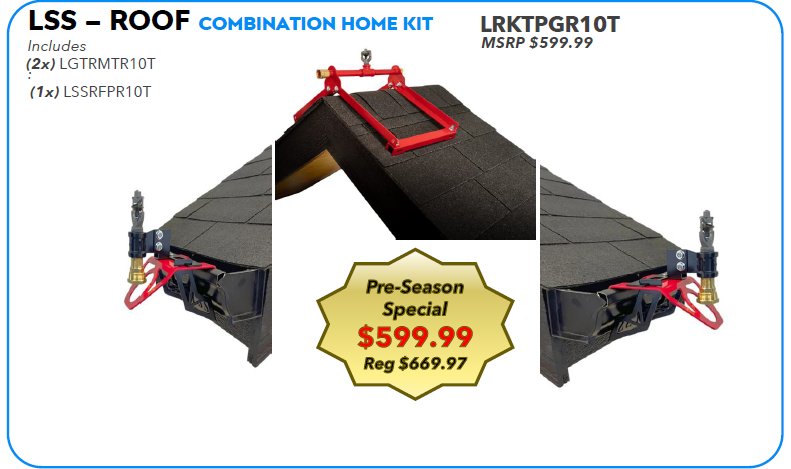 Complete Wildfire Roof Top Sprinkler Kit