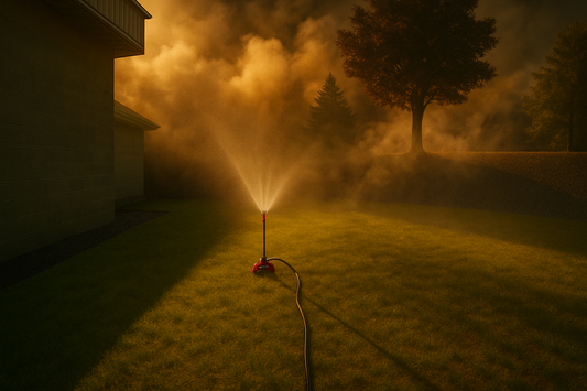 Ground Spike Wildfire Sprinkler System