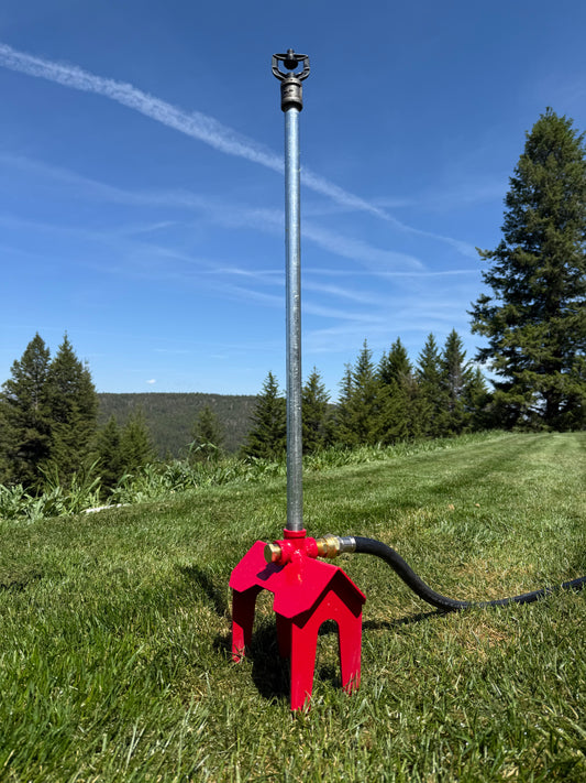 Ground Spike Wildfire Sprinkler System